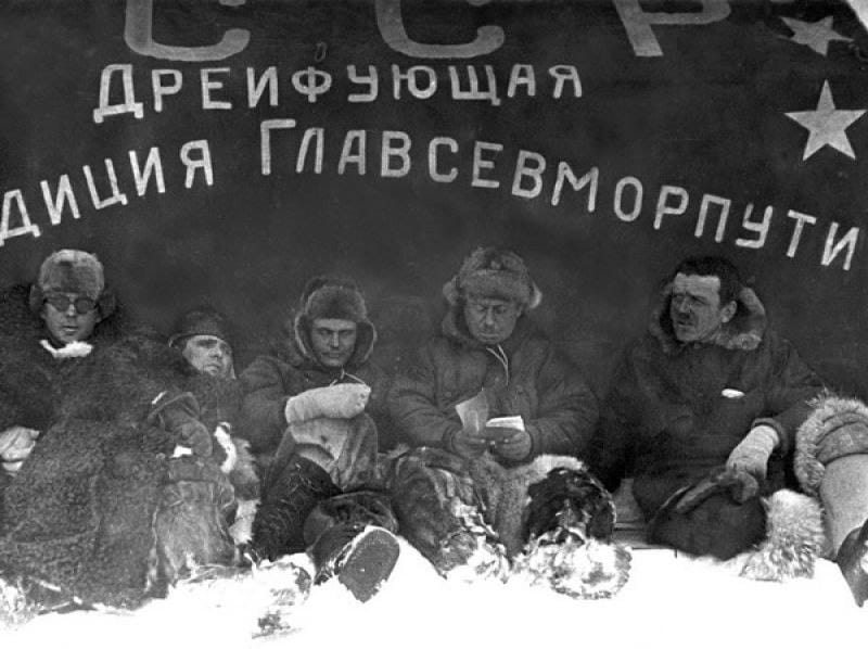 From June 1937 to February 1938, four Soviet researchers took part in the first expedition in history to the drifting station "North Pole-1"