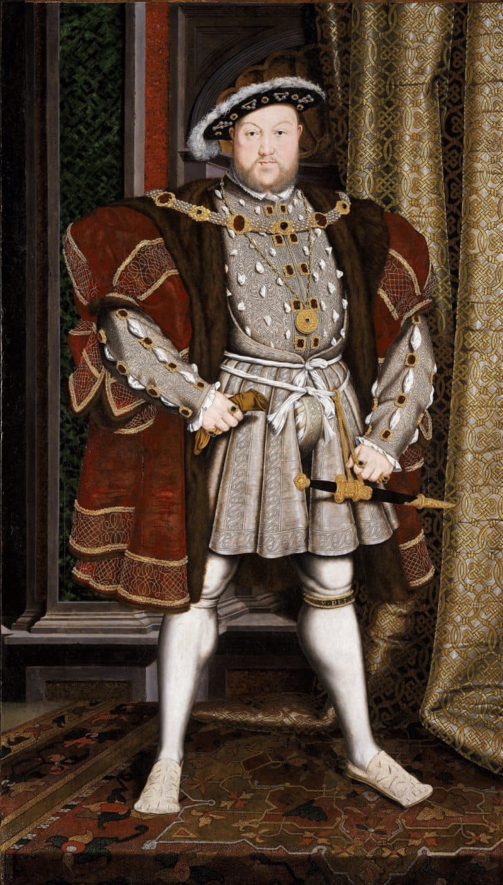 Leather shoes of Henry VIII's era in Holbein's portrait and in museum collections