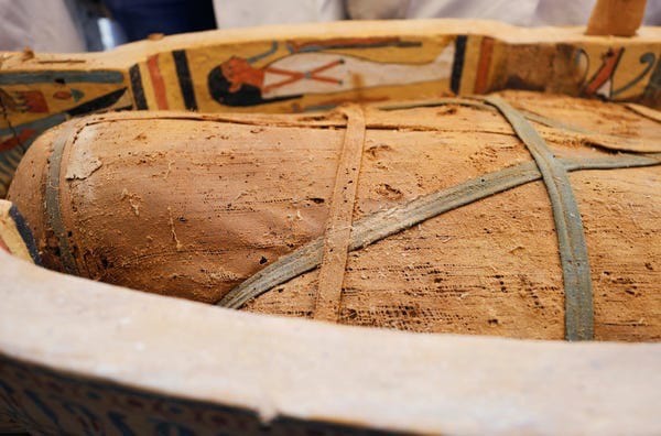 In Luxor, a burial site containing 30 beautifully preserved 3,000-year-old sarcophagi of children and of male and female priests from the 22nd Dynasty has been discovered