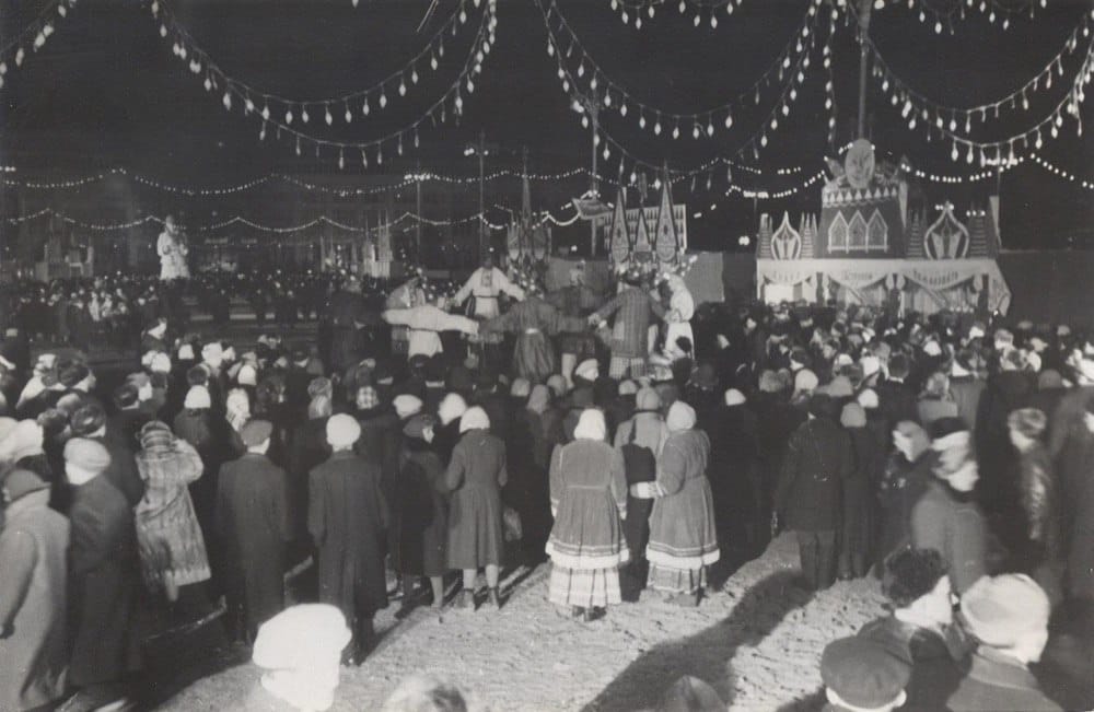 Maslenitsa in Moscow in 1958
