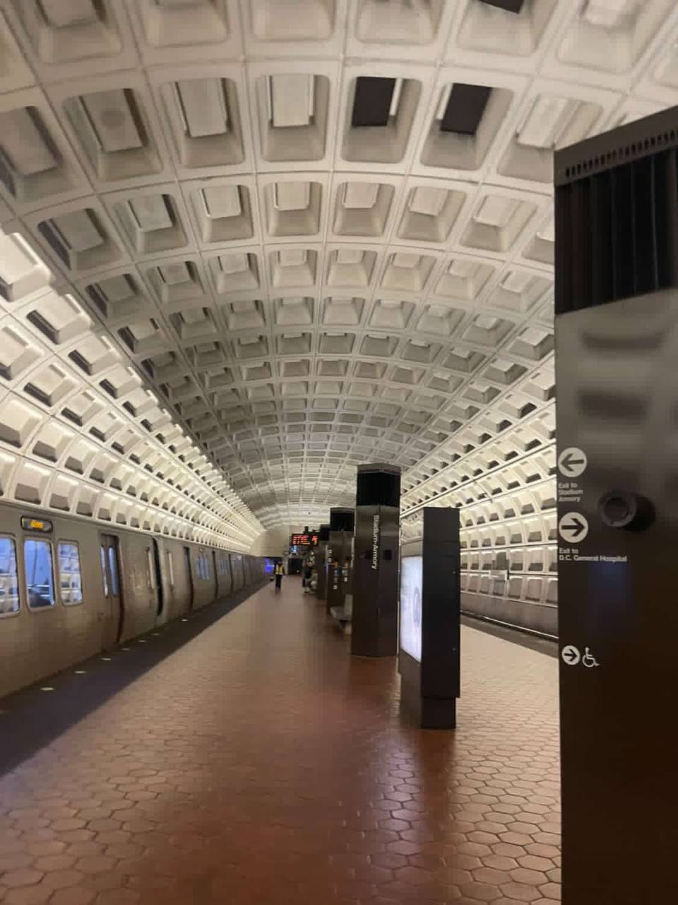 The Washington Metro is as clean as Moscow's, only the fare is $6