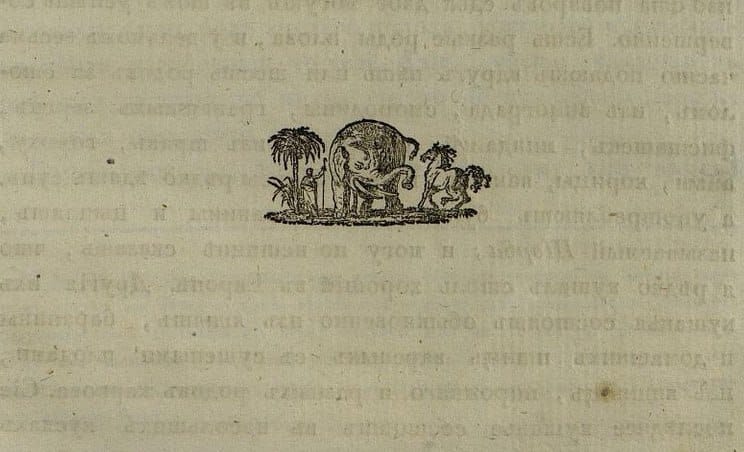 The Enraged Elephant from an Old Book