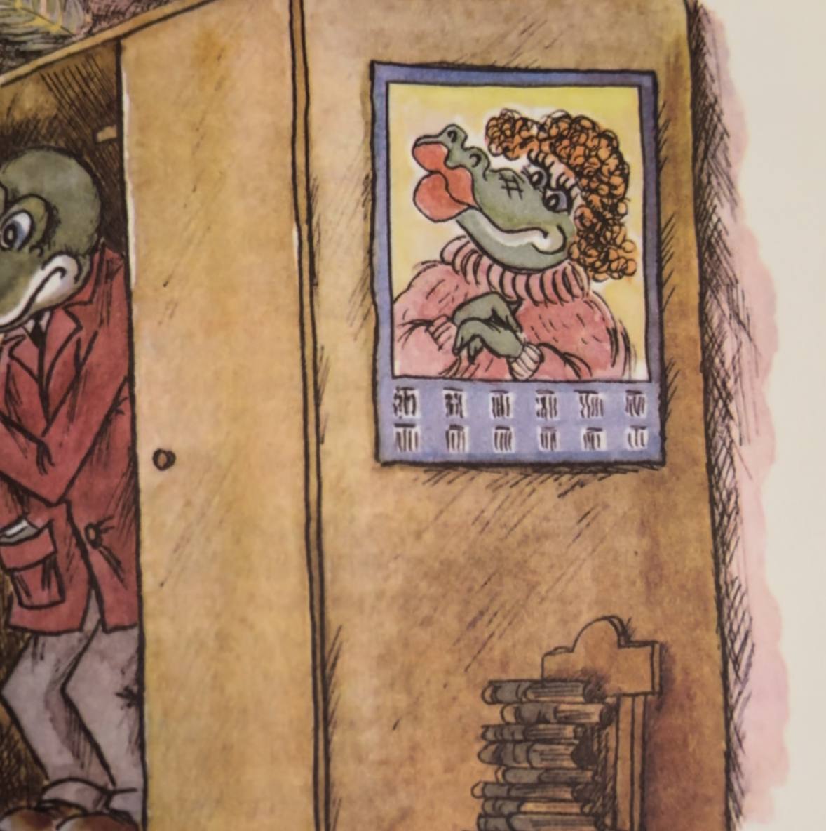 Found an Alla Pugacheva Easter egg in a 1990s edition of "Crocodile Gena and His Friends"