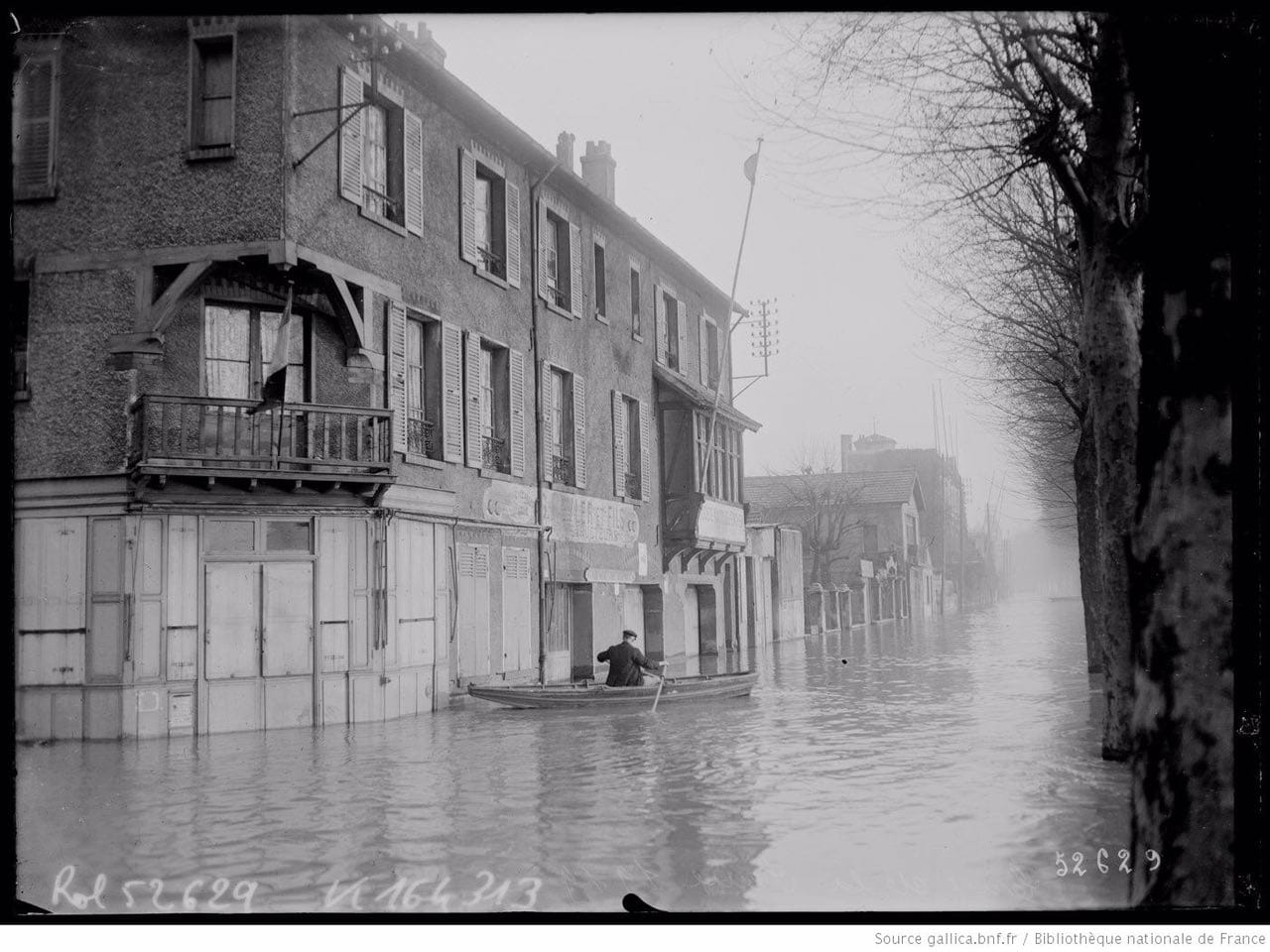 In 1919 the Seine Burst Its Banks and Flooded Half of Paris