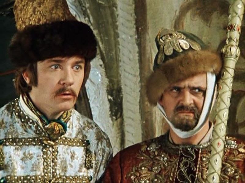 Rostov Kremlin as the filming location of Gaidai’s “Ivan Vasilyevich Changes Profession”