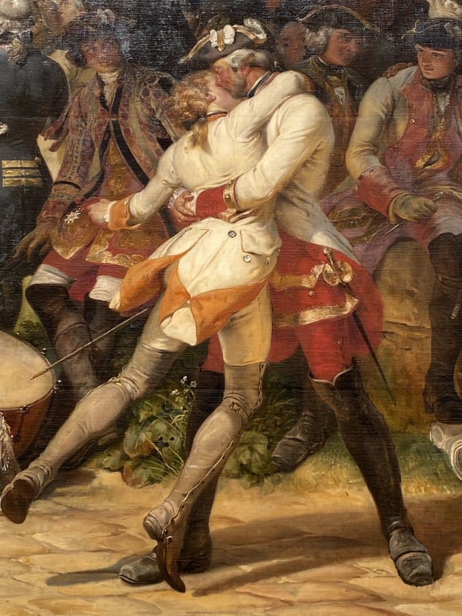 Louis XV and a scene after the battle in Horace Vernet’s “Battle of Fontenoy”