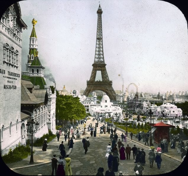 The Russian Pavilion at the 1900 Paris World's Fair stood on the Avenue Nicolas II, which ran from the bridge of Alexander III, whose foundation stone the Emperor had laid, to the Champs-Élysées