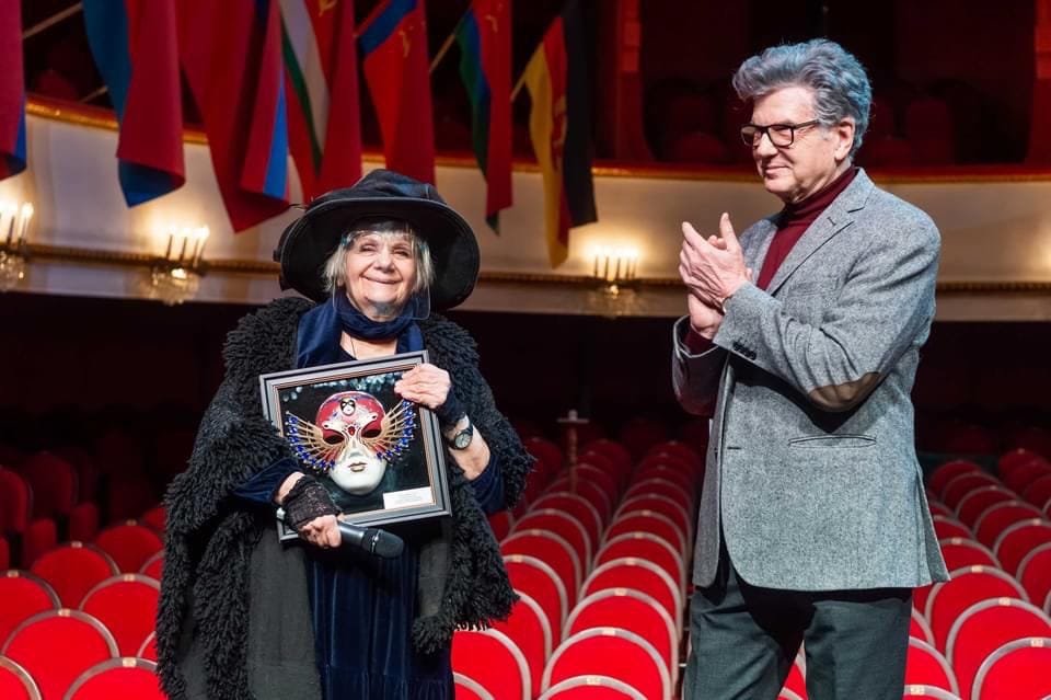 On 17 February Lyudmila Petrushevskaya received the Golden Mask, and everyone probably knows it by now