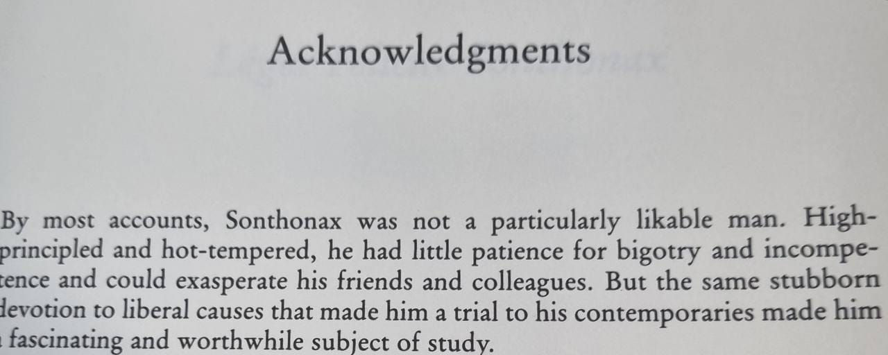 An excellent opening for a biography: nobody liked him