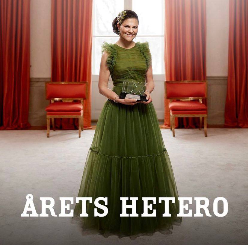 Le magazine QX élit la princesse héritière Victoria hétéro de l'année pour son discours