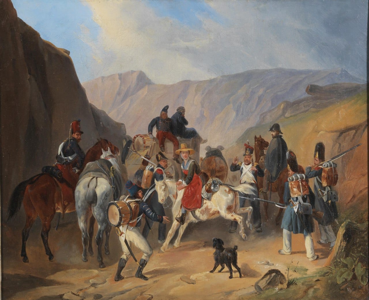 Hippolyte Bellangé’s “Scene from the Napoleonic Wars” sold at auction in Vienna in 2016