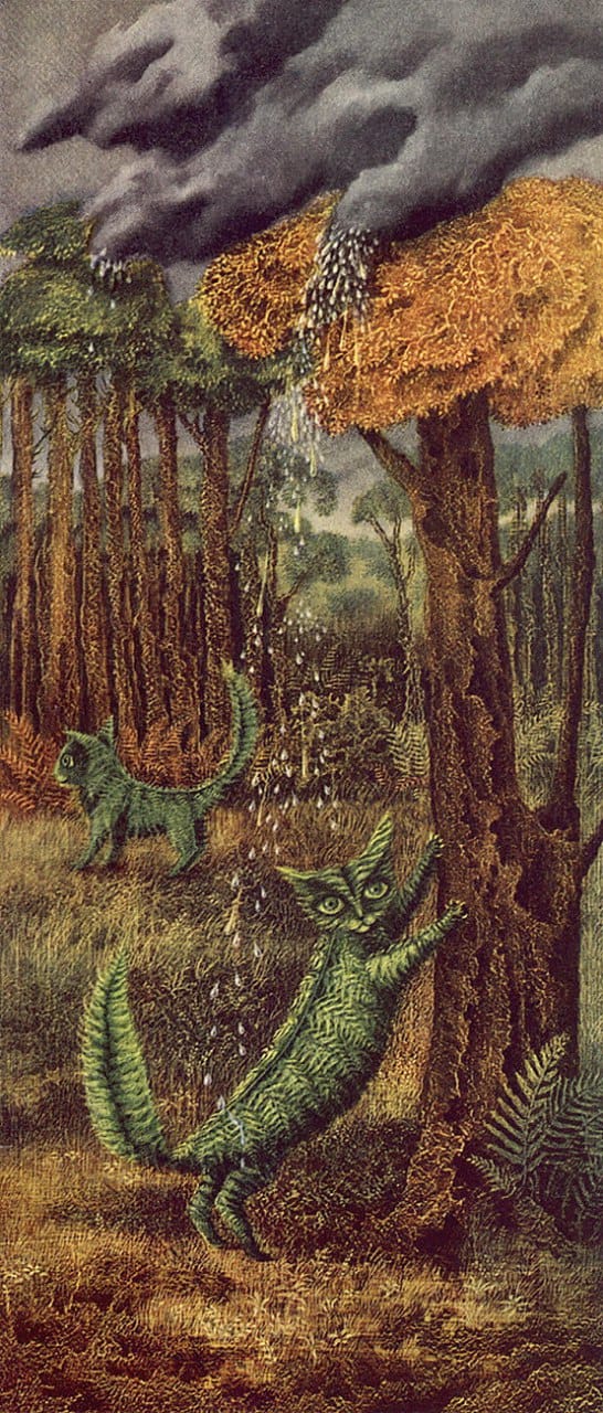 Works by the Spanish para-surrealist painter María Remedios Varo (1908-1963)