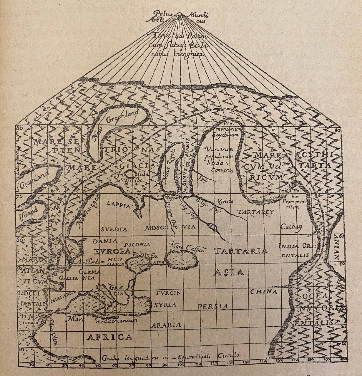 European map of the early 17th century and the idea of a northern sea route to China