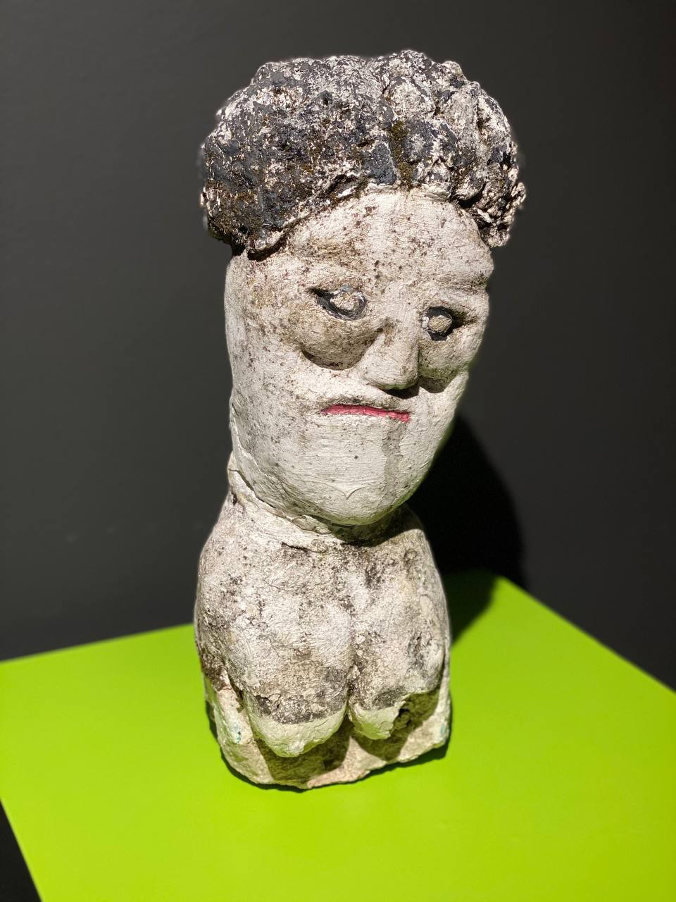 At a tiny exhibition at Hide Gallery in Cube.Moscow I came across this island talisman