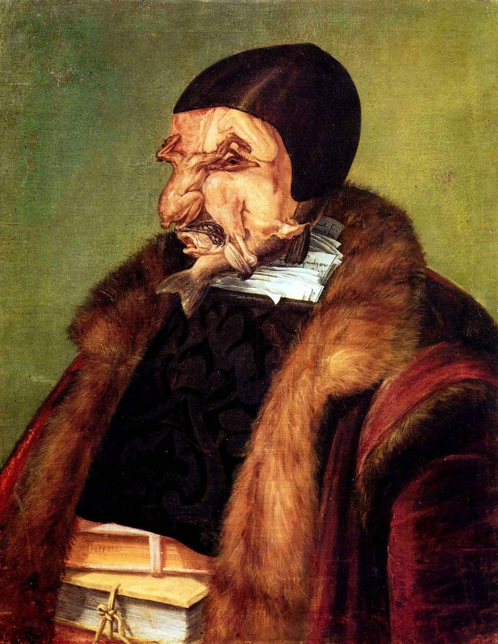 The Lawyer, Giuseppe Arcimboldo, 16th Century