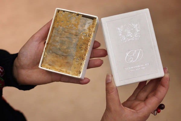 Five lots of British royal wedding cake sold by Julien's Auctions in 2018