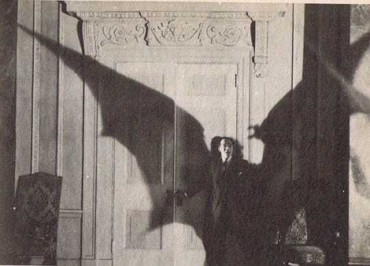 The cover of Bauhaus's debut single Bela Lugosi's Dead: a still from the 1926 film The Sorrows of Satan, an adaptation of the incredibly popular mystical novel of the same name by the English writer Marie Corelli, naturally, about a pact with the devil…