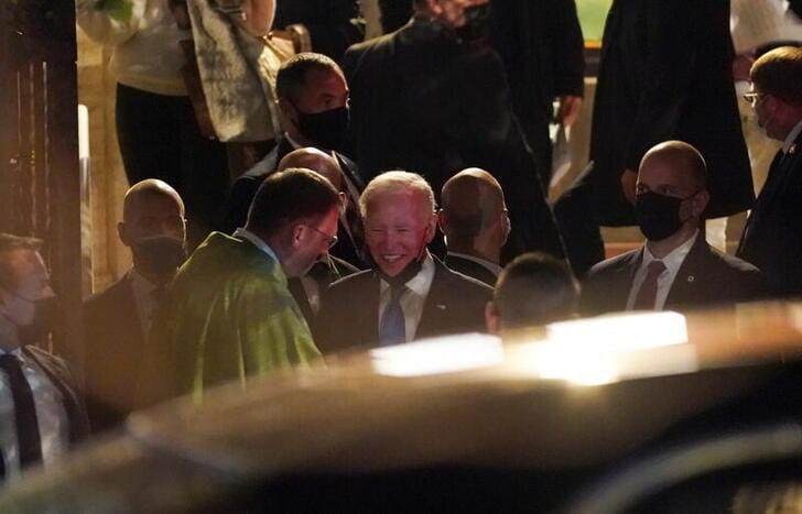 After meeting Pope Francis, Biden said the pontiff had called him a good Catholic and acknowledged his right to Holy Communion