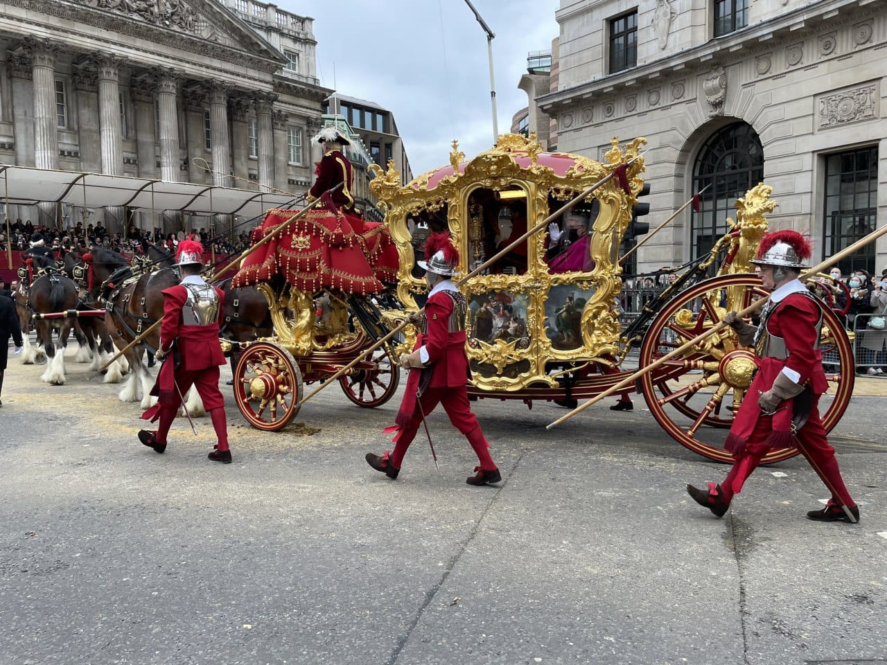 Today, as on every second Saturday of November since 1215, the Lord Mayor's Show was held in the City of London