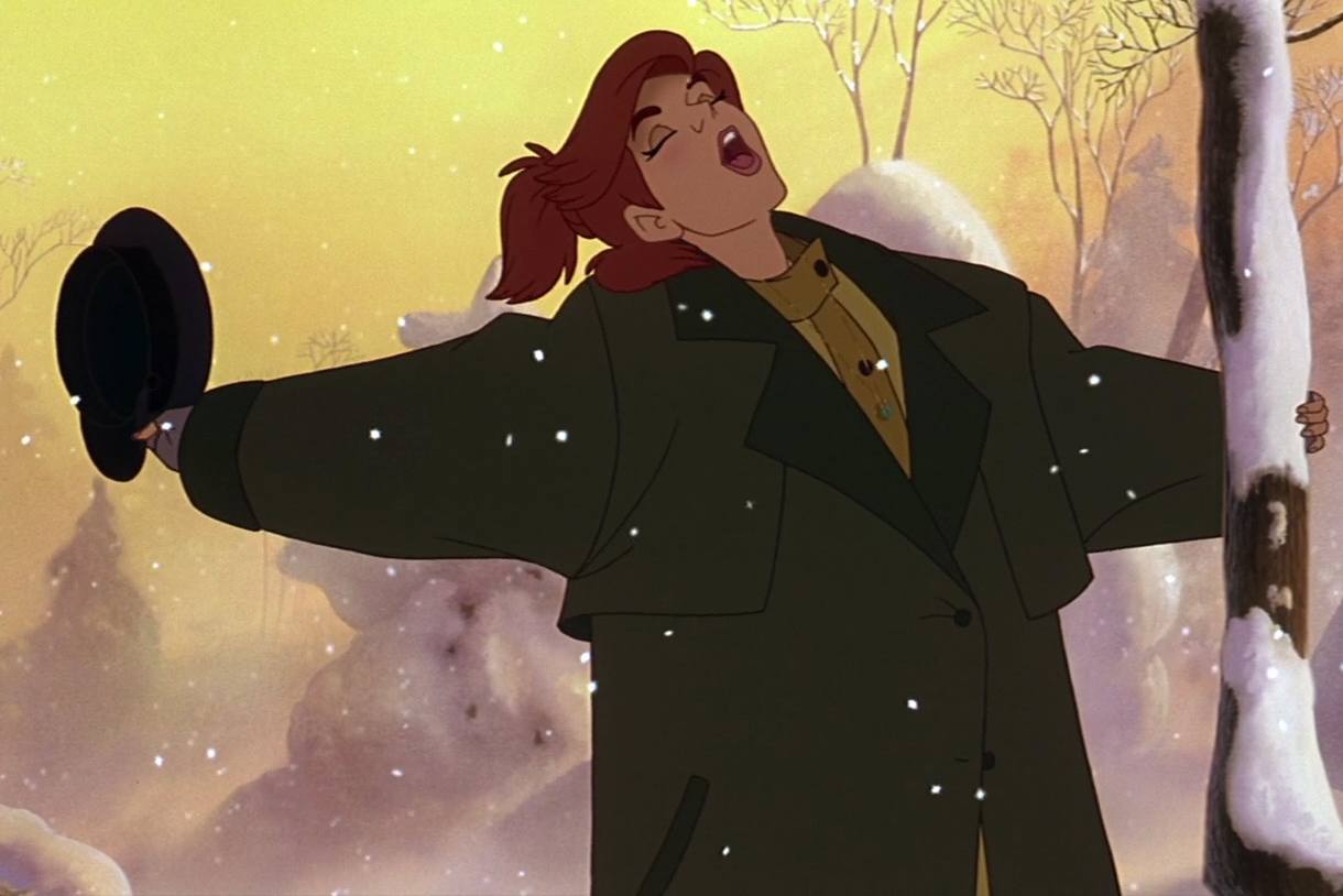 A reminder: the first fallen snowflake means it is time to rewatch Anastasia