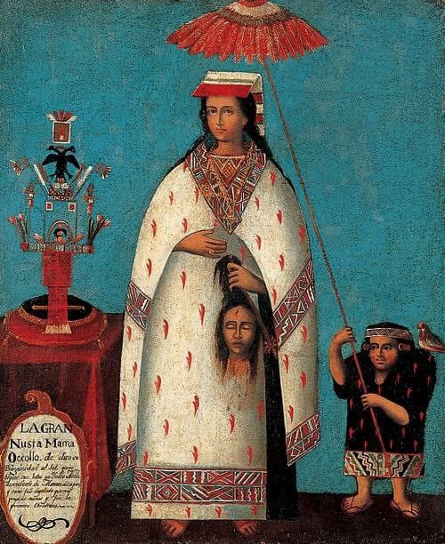 Everything Is Splendid in This Nineteenth-Century Image of the Inca Mythical Princess Mama Ocllo