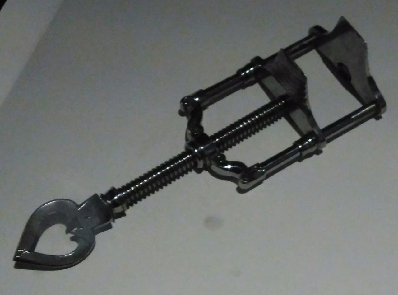 This is the instrument Peter the Great used to keep the mouths of his patients open