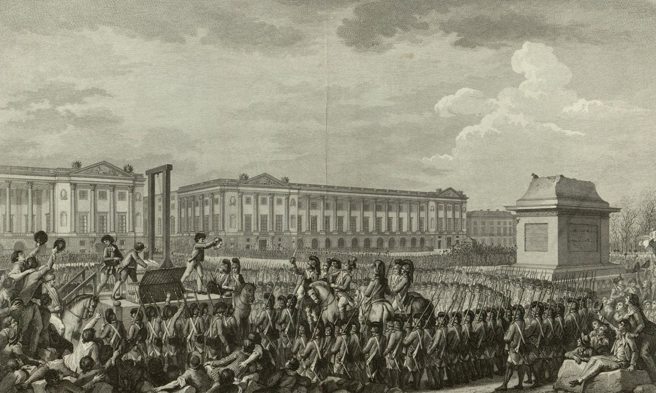 Exécution de Louis XVI à la guillotine le 21 janvier 1793 et la question de sa culpabilité