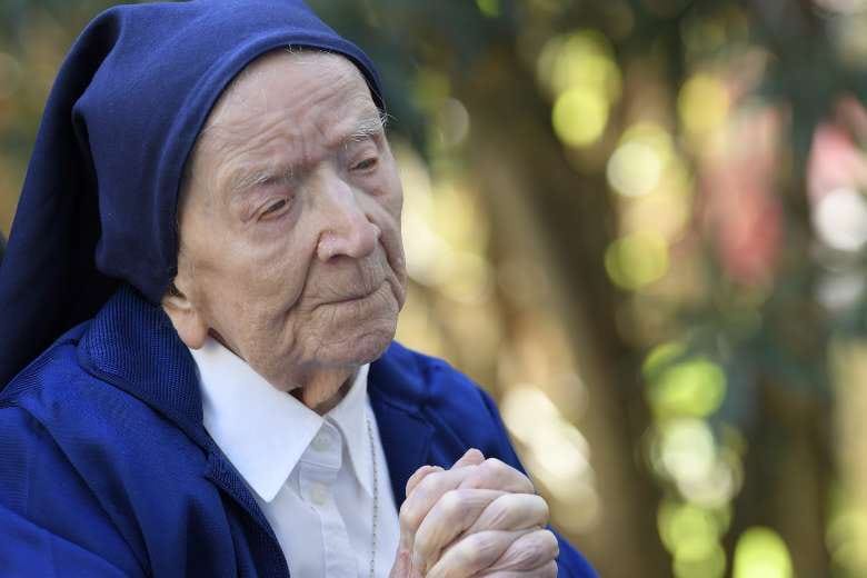 Sister André of Toulon, the oldest resident of Europe, has turned 118