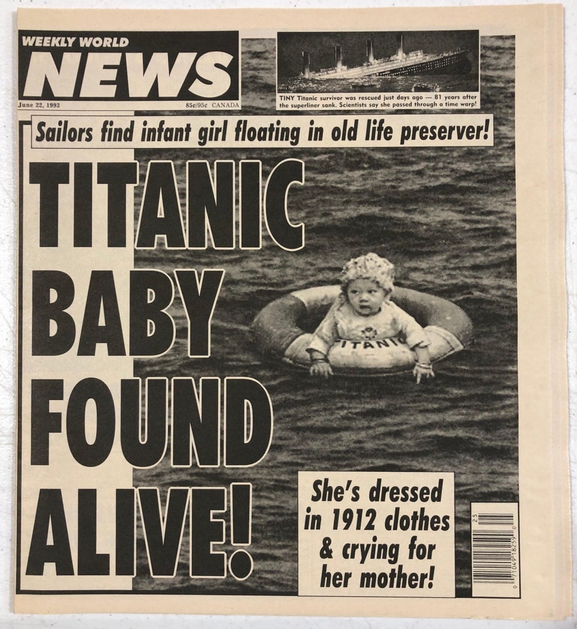 1993: Sailors Find a Child from the Titanic!