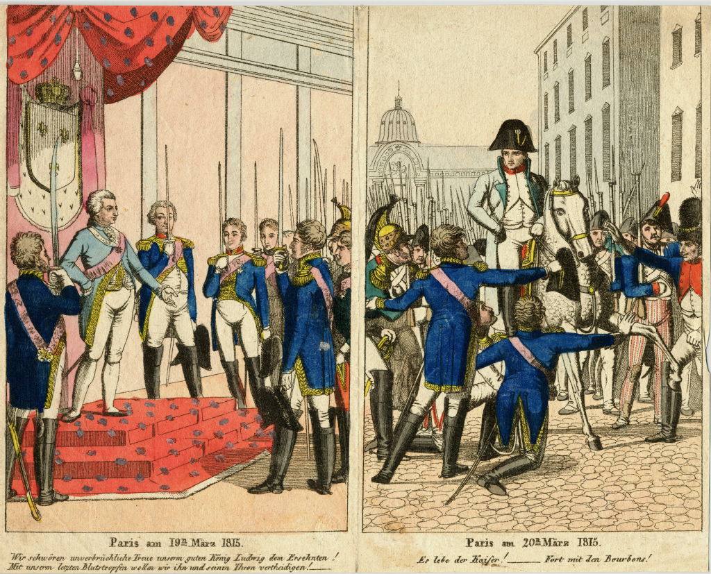 Le retour de Napoléon de l'île d'Elbe à Paris le 20 mars 1815 et la réaction des contemporains