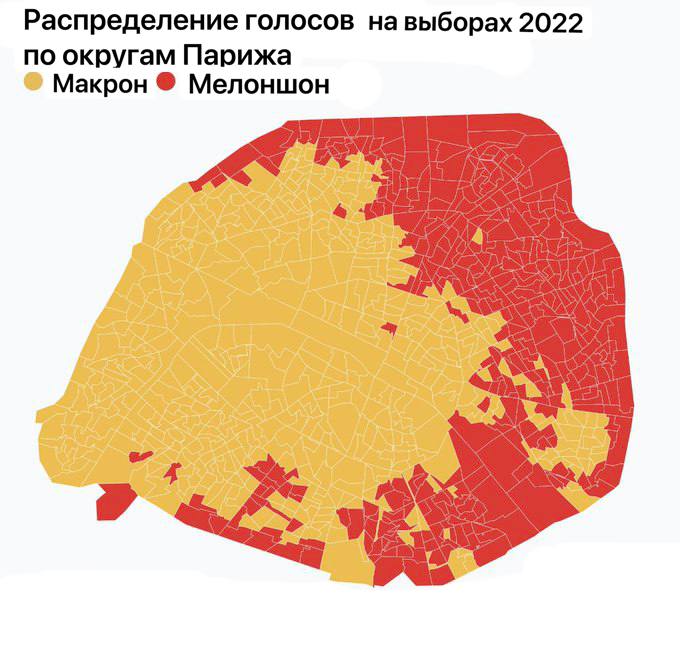 To see how history, economics, social circumstance and politics are bound together in real life, it is enough to look at the map of how Paris voted for Macron and Mélenchon, which is painfully reminiscent of the map of the distribution of…