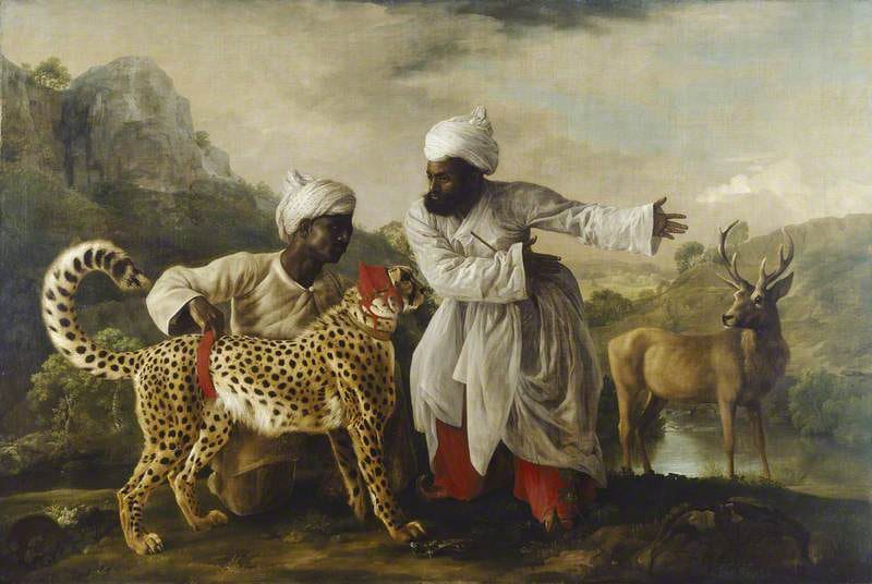 George Stubbs a immortalisé l'évasion d'un guépard