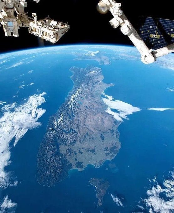 A View of New Zealand from Space