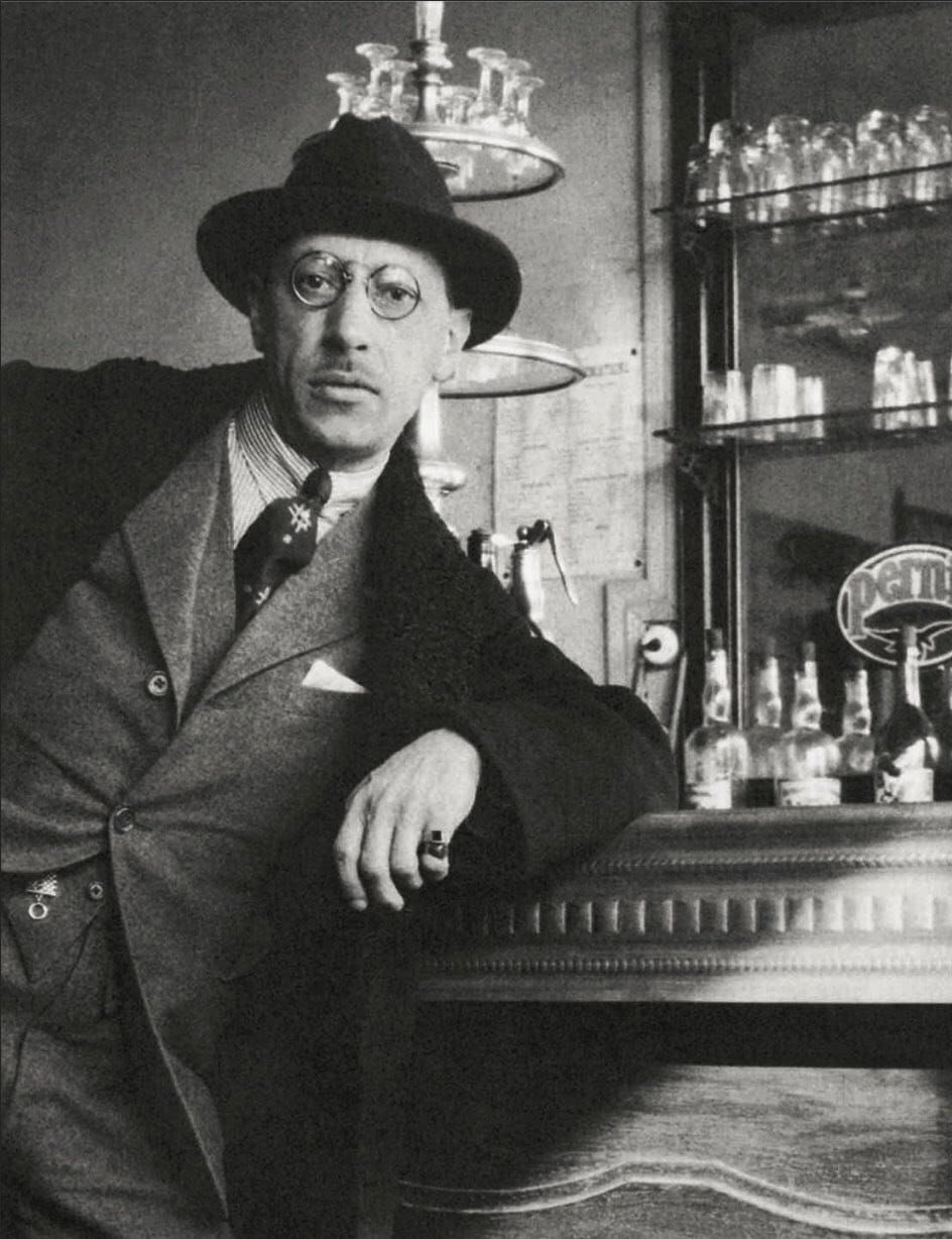Les photographies d'Igor Stravinsky, modèle d'élégance masculine