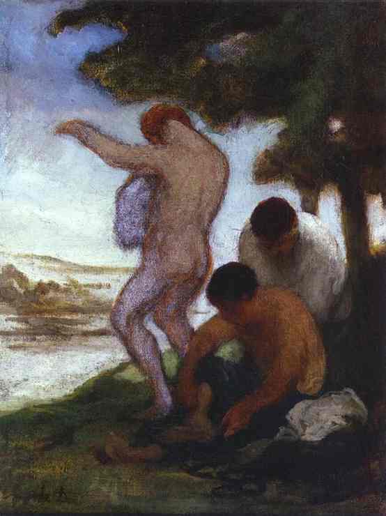 Оноре Домье, «Шомылушылар», 1852-53