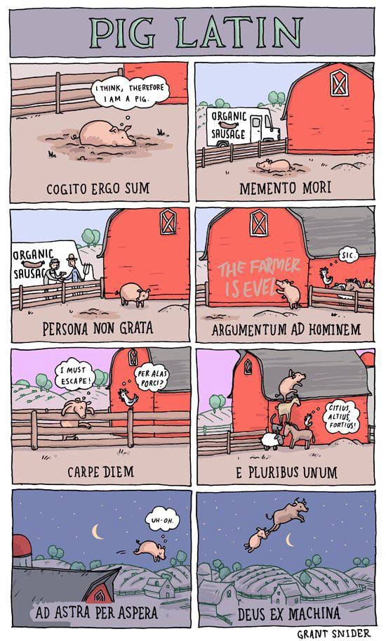 Pig Latin, you say?
