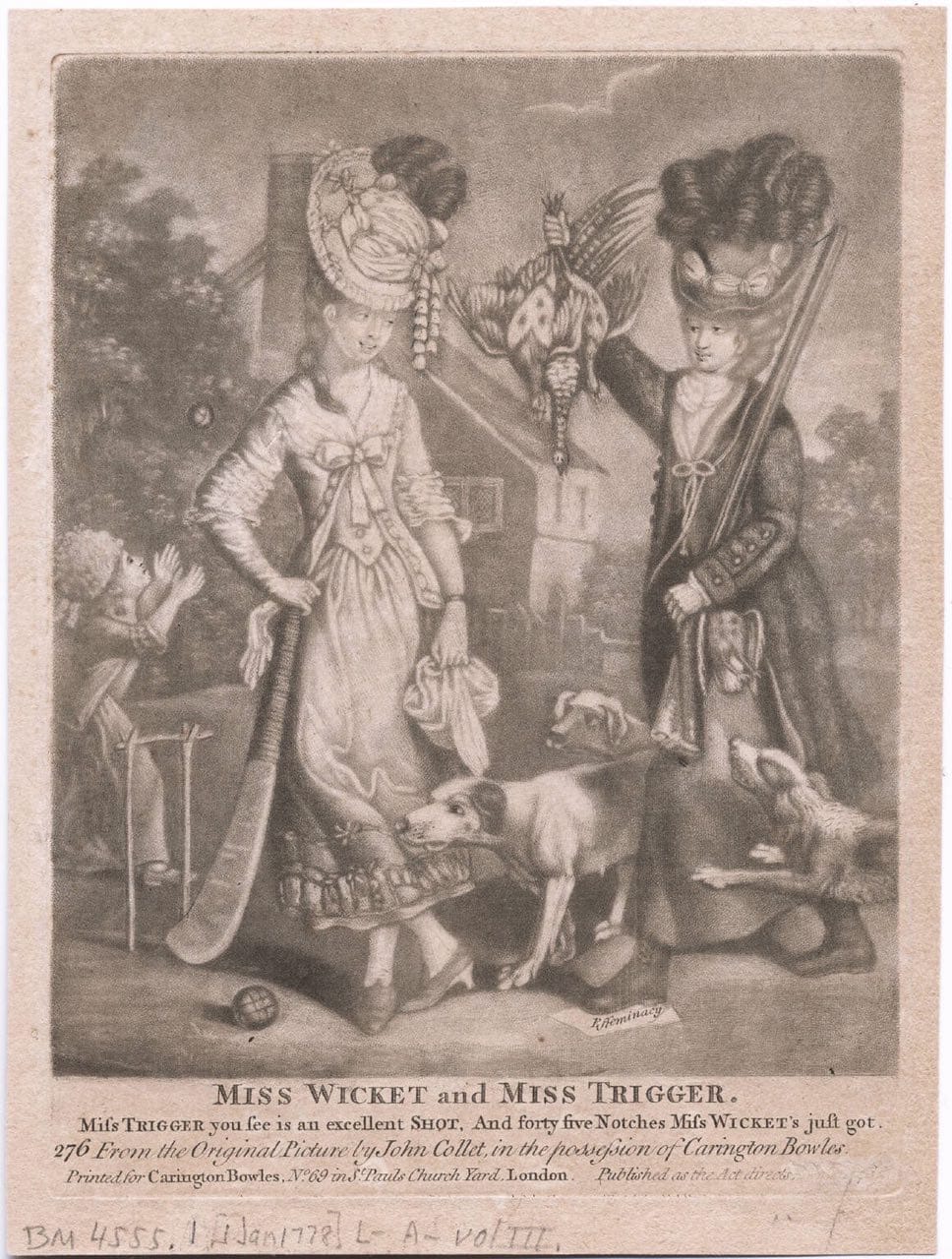 To People of the Eighteenth Century, John Collet's Drawing Was More Familiar in This Colour