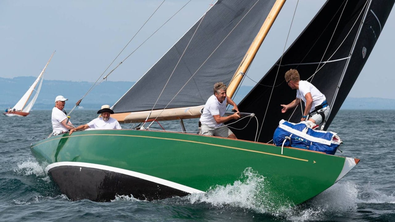 King Harald V of Norway finishes tenth at the sailing world championship aged 85