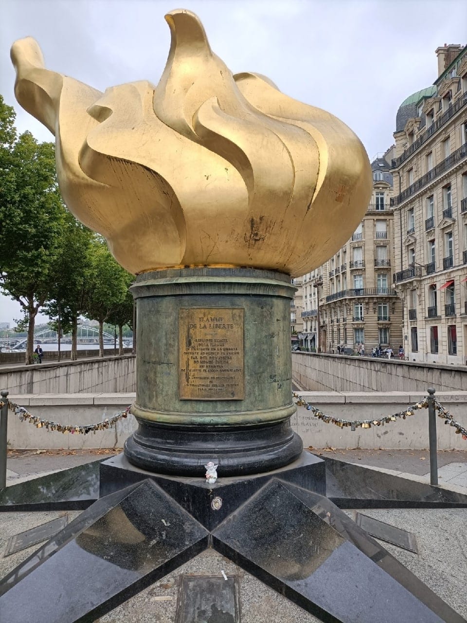 Monument at the Place Where Princess Diana Died