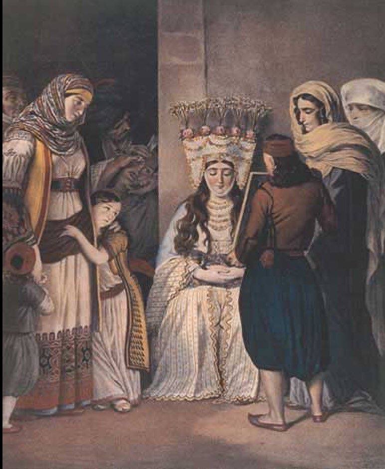 Le costume de mariage grec aux XVIIIe et XIXe siècles