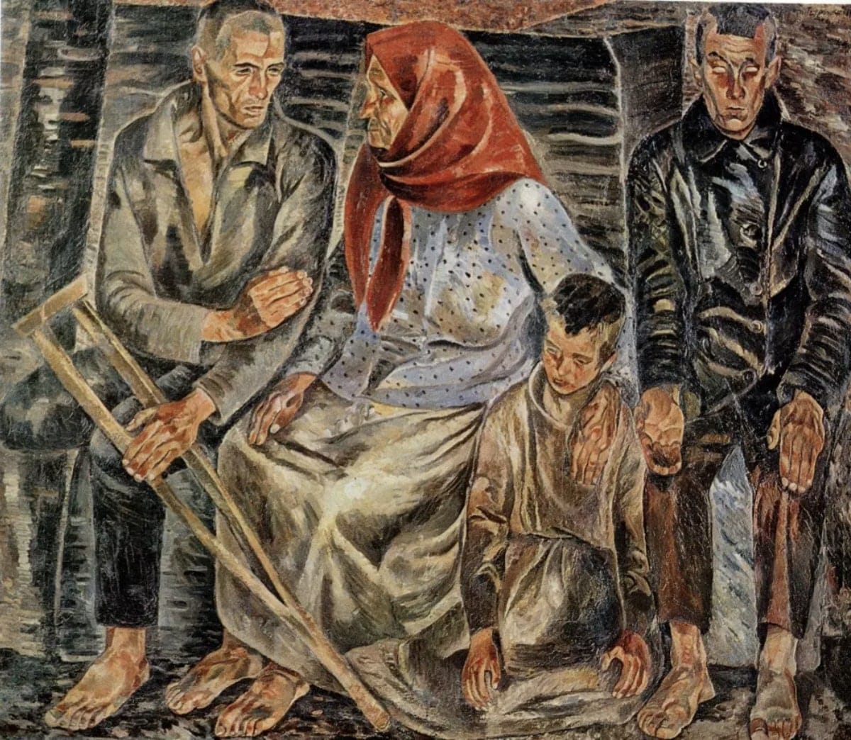 Invalids, Anatoly Galaktionovich Petritsky, 1924