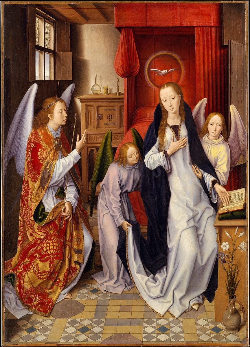 Ганс Мемлингтің «Благовещениесі», 1480–89
