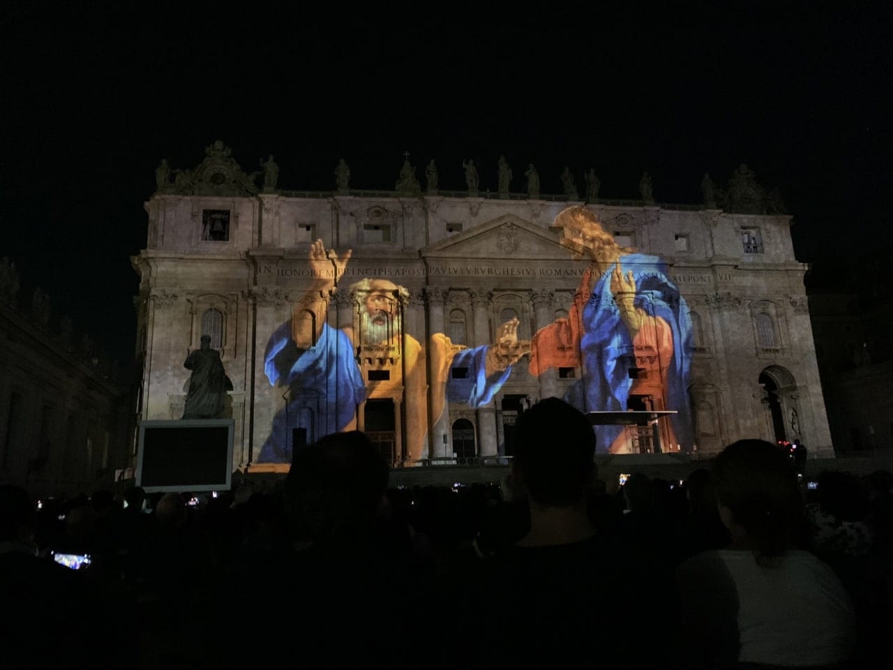 Chaque soir, du 2 au 16 octobre, un film sur la vie et la foi de l'apôtre Pierre sera projeté sur la façade de la basilique Saint-Pierre de Rome