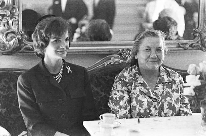 Nina Khrushchev and Jacqueline Kennedy