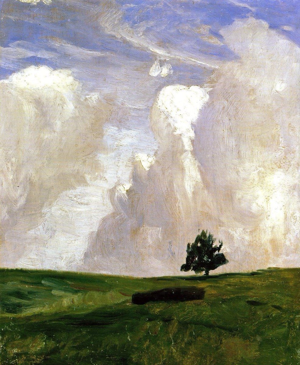 Les merveilleux nuages du peintre allemand Otto Modersohn, 1892