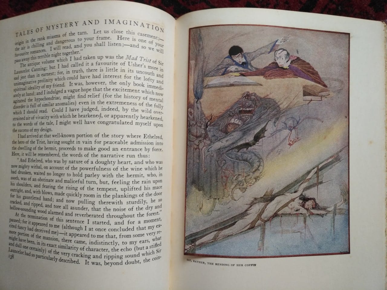 Harry Clarke est tout de même parvenu à illustrer les « Contes du mystère » d'Edgar Poe de façon suffisamment sinistre