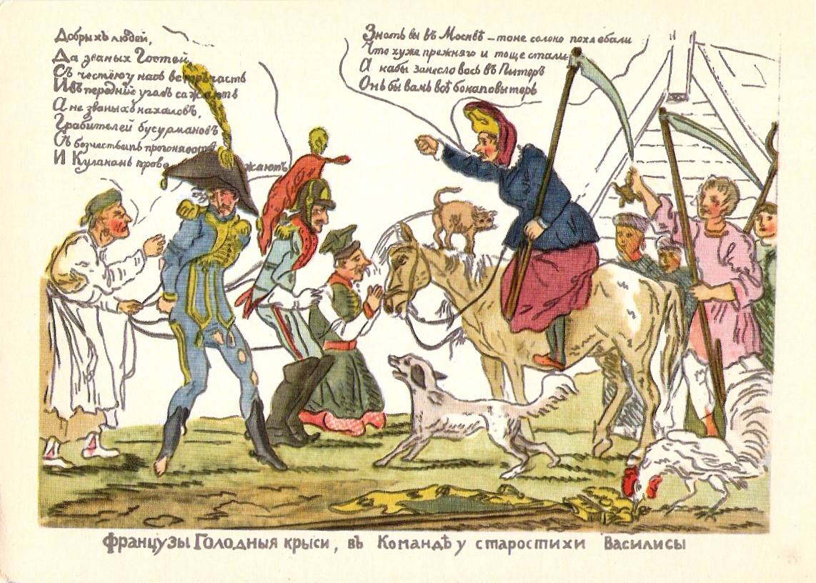 The French as Hungry Rats in the Command of Village Elderwoman Vasilisa