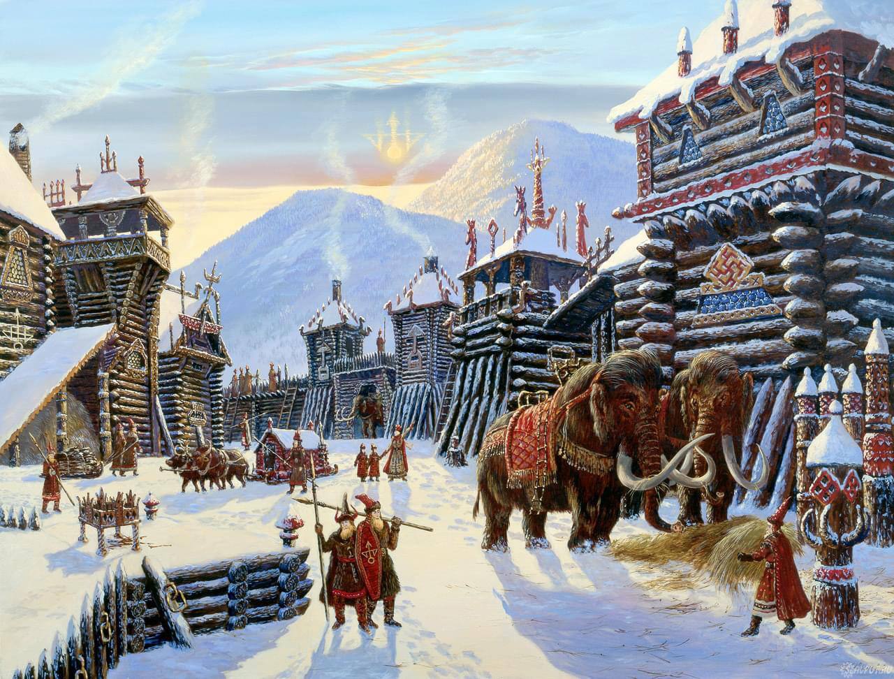 Quand je pense à la Rus' ancienne, je ne me représente rien d'autre que l'Hyperborée des tableaux de Vsevolod Ivanov⁠⁠