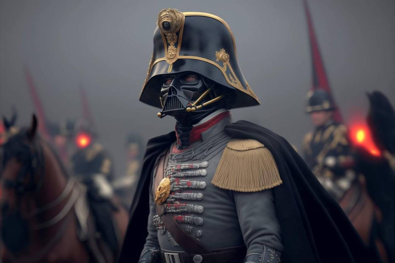 Star Wars Characters in the Style of the Napoleonic Era