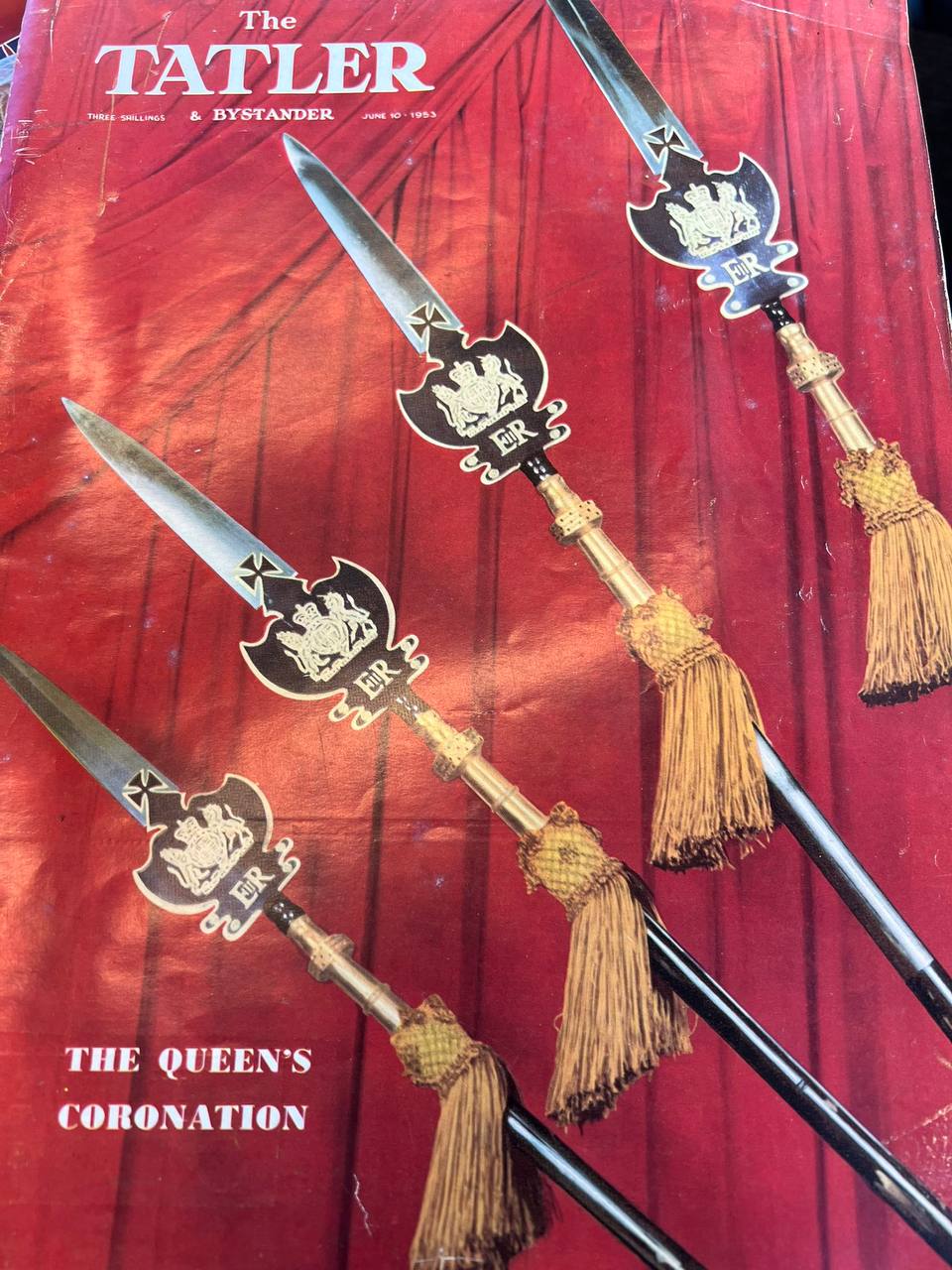 Tatler cover devoted to the coronation of Elizabeth II, June 1953